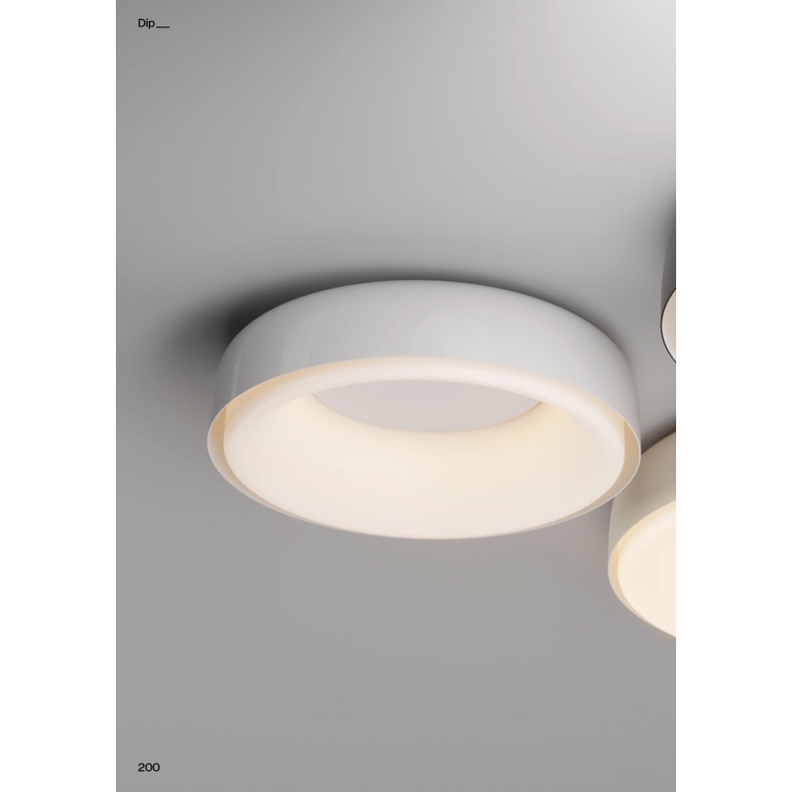 Redo 01-3941 - LED стельовий світильник DIP LED/40W/230V 2700/3000/4000/5000/6500K CRI 90 діам. 62,4 см білий