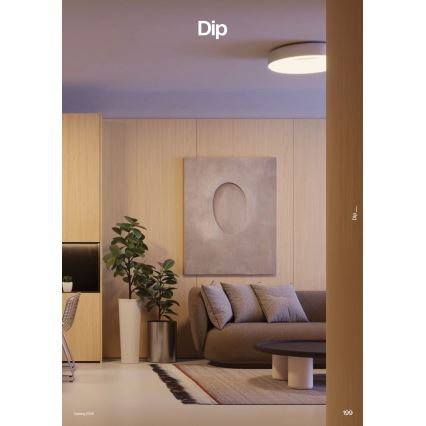 Redo 01-3941 - LED потолочный светильник DIP LED/40W/230V 2700/3000/4000/5000/6500K CRI 90 диаметр 62,4 см белый