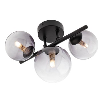 Redo 01-3988 - Пристельова люстра ASTRA 3xG9/8W/230V чорний