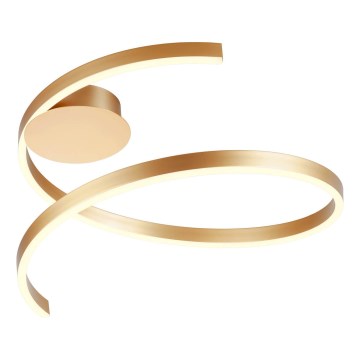 Redo 01-4011 - Диммируемый потолочный светильник SCROLL LED/38W/230V 3000K/4000K/6000K CRI 90 диаметр 60 см золотой