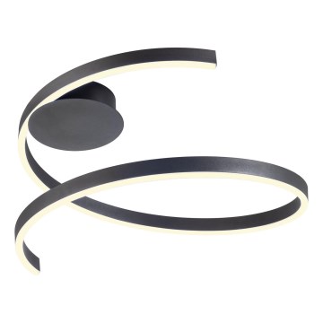 Redo 01-4012 - Димований світлодіодний стельовий світильник SCROLL LED 38 Вт/230 В 3000K/4000K/6000K CRI 90, діаметр 60 см, чорний