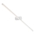 Redo 01-4034 - Светодиодная подсветка для зеркала в ванной комнате ROW LED/18W/230V 90 см IP44 белый