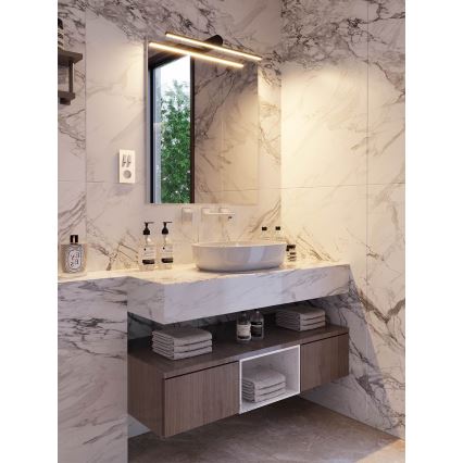 Redo 01-4036 - LED Підсвітка для дзеркала для ванної ROW LED/18W/230V 90 см IP44 чорний