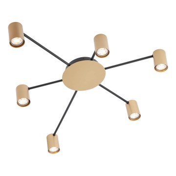 Redo 01-4051 - Точечный светильник NOA 6xGU10/10W/230V золотистый