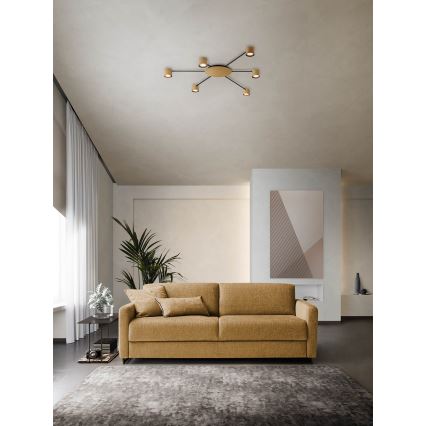 Redo 01-4051 - Точечный светильник NOA 6xGU10/10W/230V золотистый