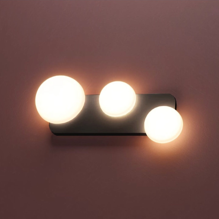 Redo 01-4330 - LED настінний світильник LUMIEN 3xLED/18W/230V 2700/3000K CRI 90 білий/чорний