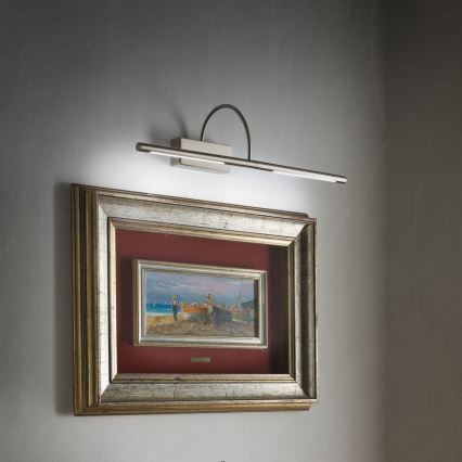 Redo 01-458 - LED підсвітка картин IKON LED/18W/230V 70 см глянцевий хром