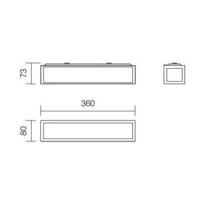 Redo 01-703 - Настінний світильник для ванної кімнати EGO 2xE14/28W/230V 36 cm IP44 полірований хром