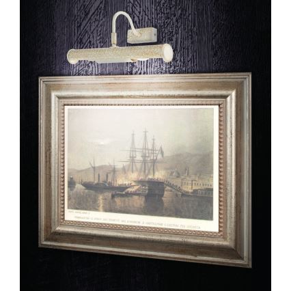 Redo 02-844 - Настінний світильник для картин CAIRO 2xE14/28W/230V 36 см білий