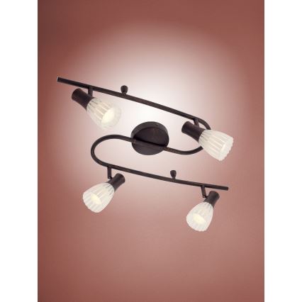 Redo 04-320 - Точковий світильник DIONE 4xE14/28W/230V патина/мідний