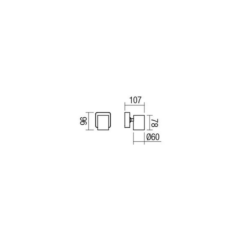 Redo 04-467 - Точечный светильник CAMEO 1xGU10/35W/230V белый