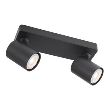 Redo 04-470 - Точковий світильник CAMEO 2xGU10/35W/230V чорний