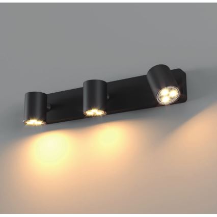 Redo 04-474 - Точечный светильник CAMEO 3xGU10/35W/230V черный