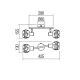 Redo 04-517 - Настенный точечный светильник TORN 2xE14/28W/230V