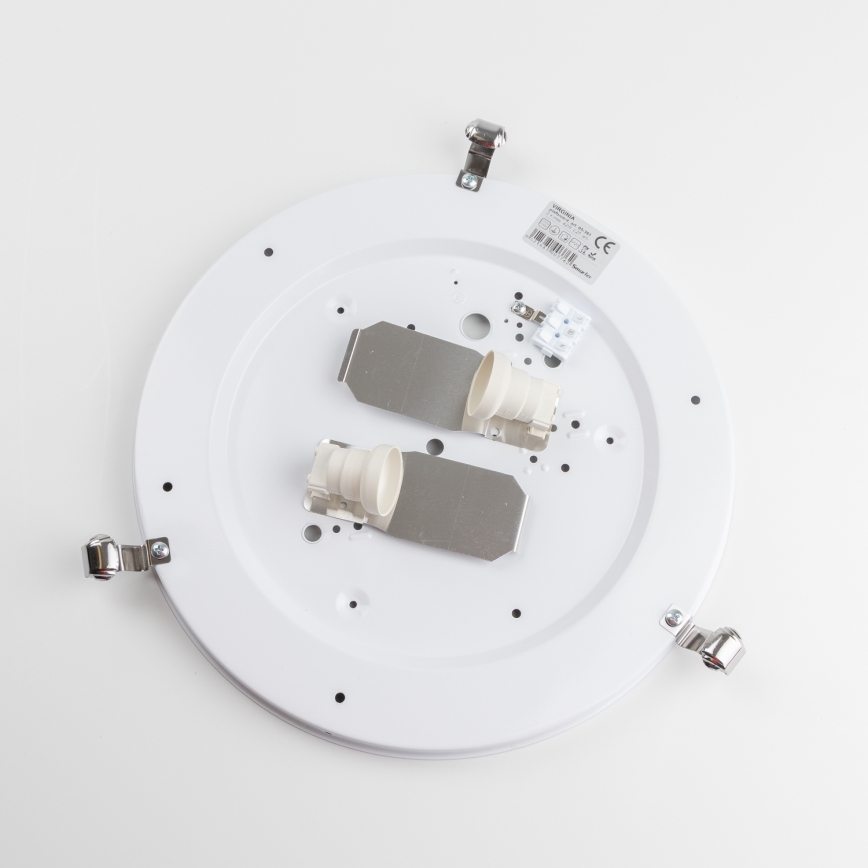 Redo 05-391 - Потолочный светильник VIRGINIA 2xE27/42W/230V диаметр 40 см кремовый