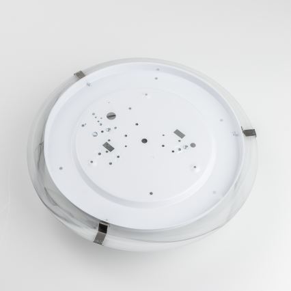 Redo 05-393 - Стельовий світильник VIRGINIA 2xE27/42W/230V діаметр 40 см сірий