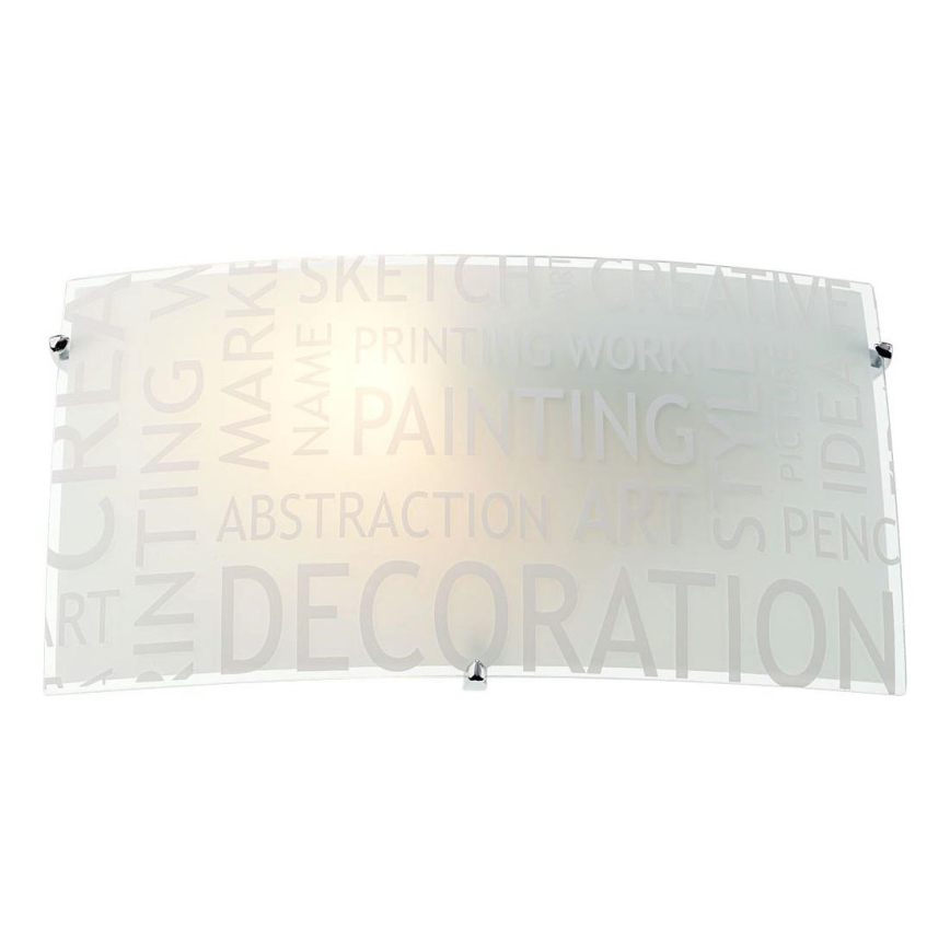 Redo 05-816 - Настенный светильник NOTES 1xE27/42 Вт/230 В белый