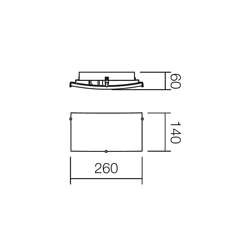 Redo 05-816 - Настенный светильник NOTES 1xE27/42 Вт/230 В белый