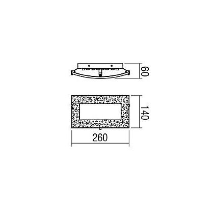 Redo 05-863 - Светодиодный настенный светильник ARTEMIS LED/10W/230V серебристый