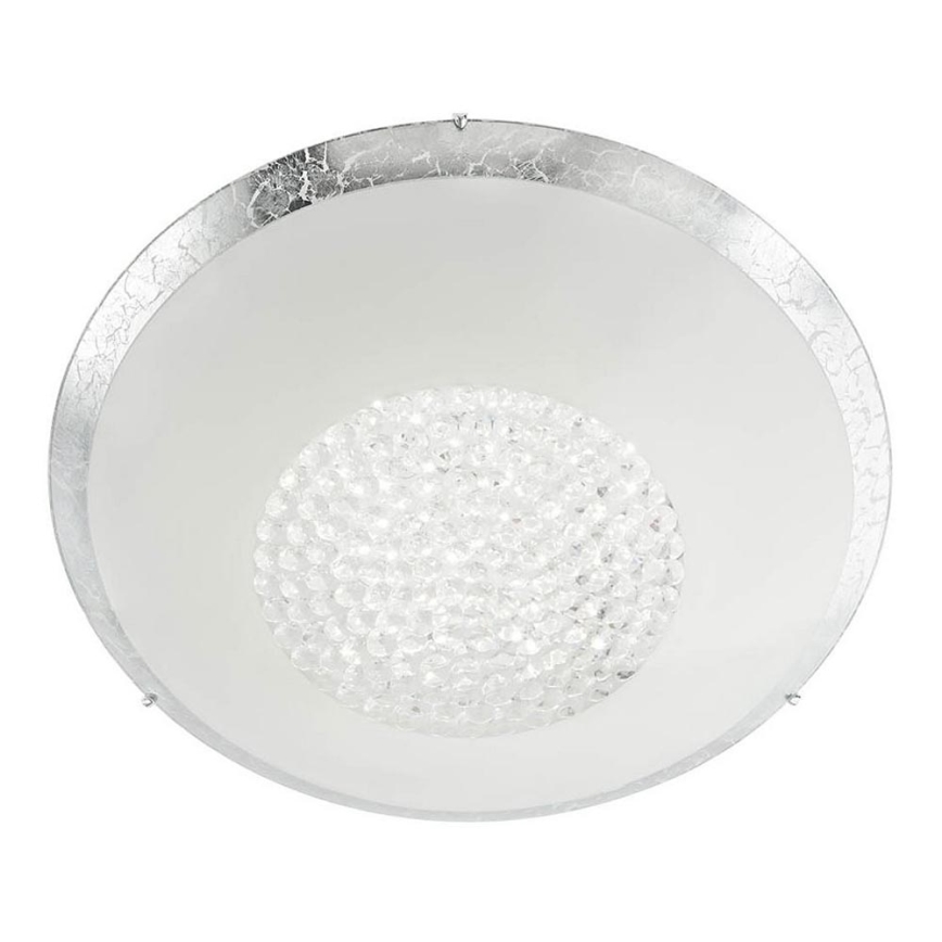 Redo 05-898 - Светодиодный хрустальный потолочный светильник RA LED/12W/230V диаметр 30 см серебристый