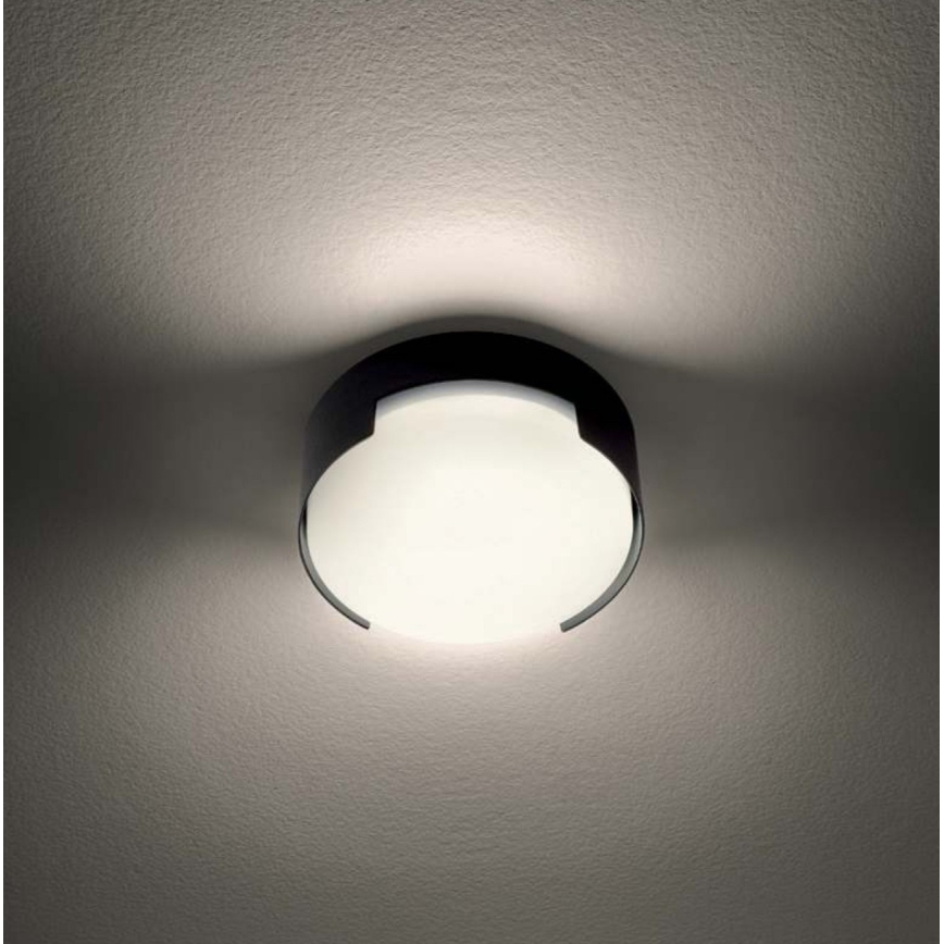 Redo 90004 - Светодиодный уличный потолочный светильник SKOR LED/12W/230V диаметр 15 см IP54 коричневый