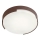 Redo 90006 - Светодиодный уличный потолочный светильник SKOR LED/16W/230V диаметр 25 см IP54 коричневый