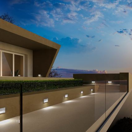 Redo 90009 - LED Уличный ориентировочный светильник TAMPA LED/11W/230V IP54 белый