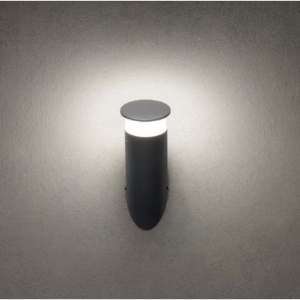 Redo 90073 - LED RGBW Уличный настенный светильник ALGON LED/6W/230V Wi-Fi Tuya IP65 антрацит