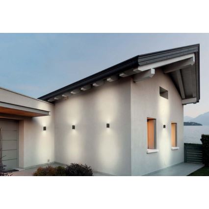 Redo 90152 - Уличный настенный светильник PUNTA 2xGU10/7W/230V IP44