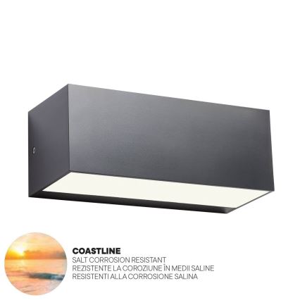 Redo 90154 - Вуличний світлодіодний настінний світильник LAMPRIS 1xLED/12W/230V IP65
