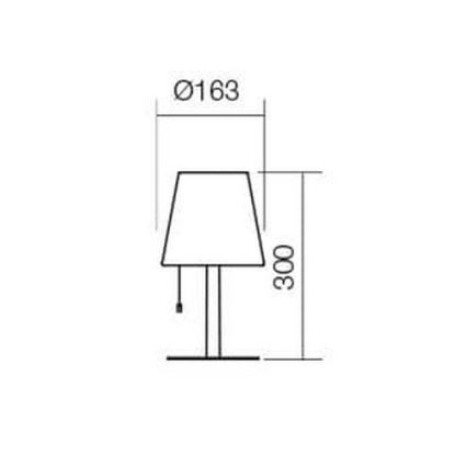Redo 90166 - Светодиодная уличная настольна RGB-лампа с регулированием яркости PINO LED/2,6W/230V 4400 mAh IP44