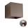 Redo 90177 - Вуличний світлодіодний настінний світильник VARY 2xLED/6W/230V 4000K IP54 коричневий
