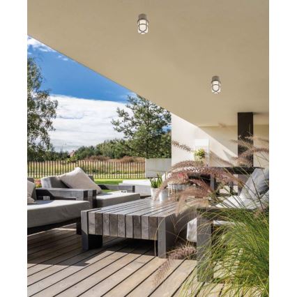 Redo 90193 - Вуличний точковий світильник TRITON 1xE27/28W/230V IP54 латунь