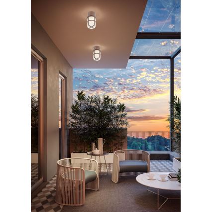 Redo 90194 - Уличный точечный светильник TRITON 1xE27/28W/230V IP54 медь