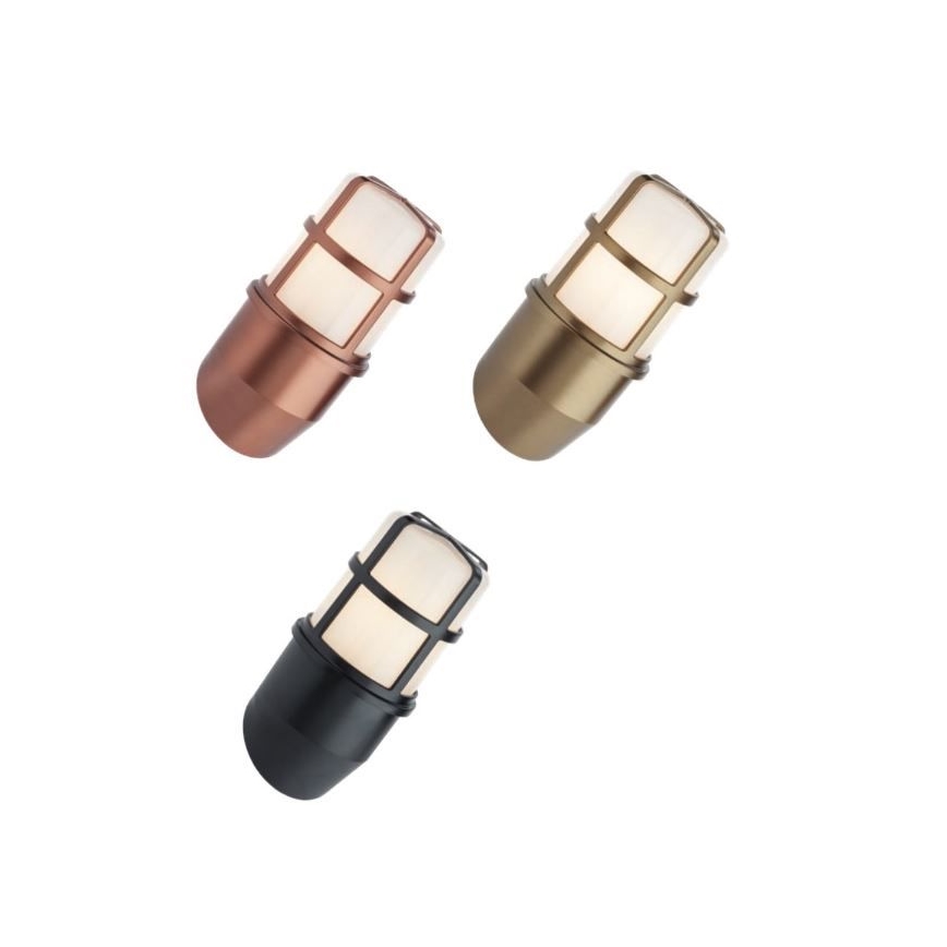 Redo 90203 - Уличный настенный светильник TRITON 1xE27/28W/230V IP54 медный