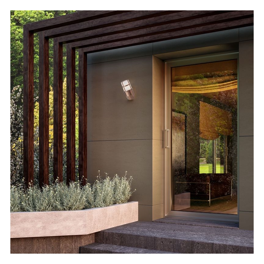 Redo 90203 - Вуличний настінний світильник TRITON 1xE27/28W/230V IP54 мідь