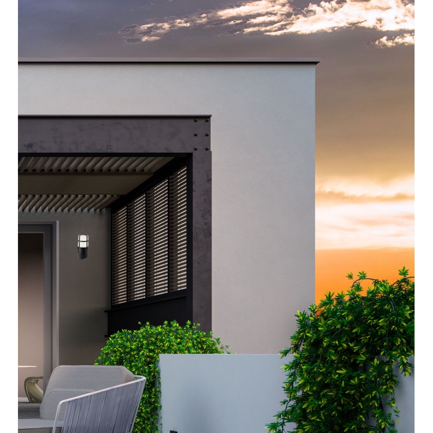 Redo 90204 - Уличный настенный светильник TRITON 1xE27/28W/230V IP54 черный