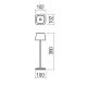 Redo 90222 - Светодиодная уличная диммируемая лампа LA NUIT LED/2,2W/230V IP65 + USB