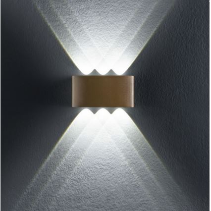 Redo 90226 - Вуличний світлодіодний настінний світильник FABO LED/6W/230V 3000K IP54 сірий