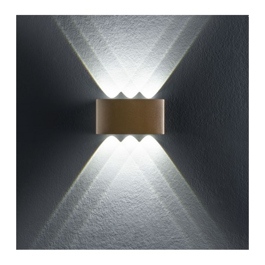 Redo 90226 - Вуличний світлодіодний настінний світильник FABO LED/6W/230V 3000K IP54 сірий