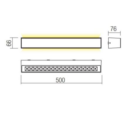 Redo 90261 - LED настенный уличный светильник AROOS LED/21W/230V 3000K IP65 коричневый