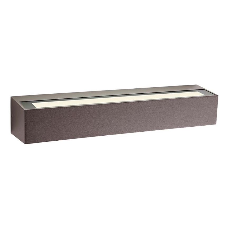 Redo 90261 - LED зовнішній настінний світильник AROOS LED/21W/230V 3000K IP65 коричневий