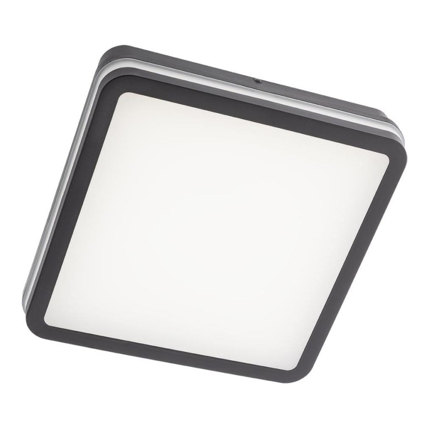 Redo 90292 - Светодиодный уличный потолочный светильник с датчиком ISOLA LED/24W/230V 26x26 см 3000/4000/6500K IP54 антрацит
