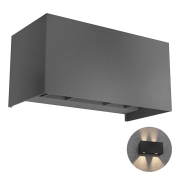 Redo 90303 - Вуличний світлодіодний настінний світильник VARY 4xLED/5W/230V 4000K IP54 антрацит