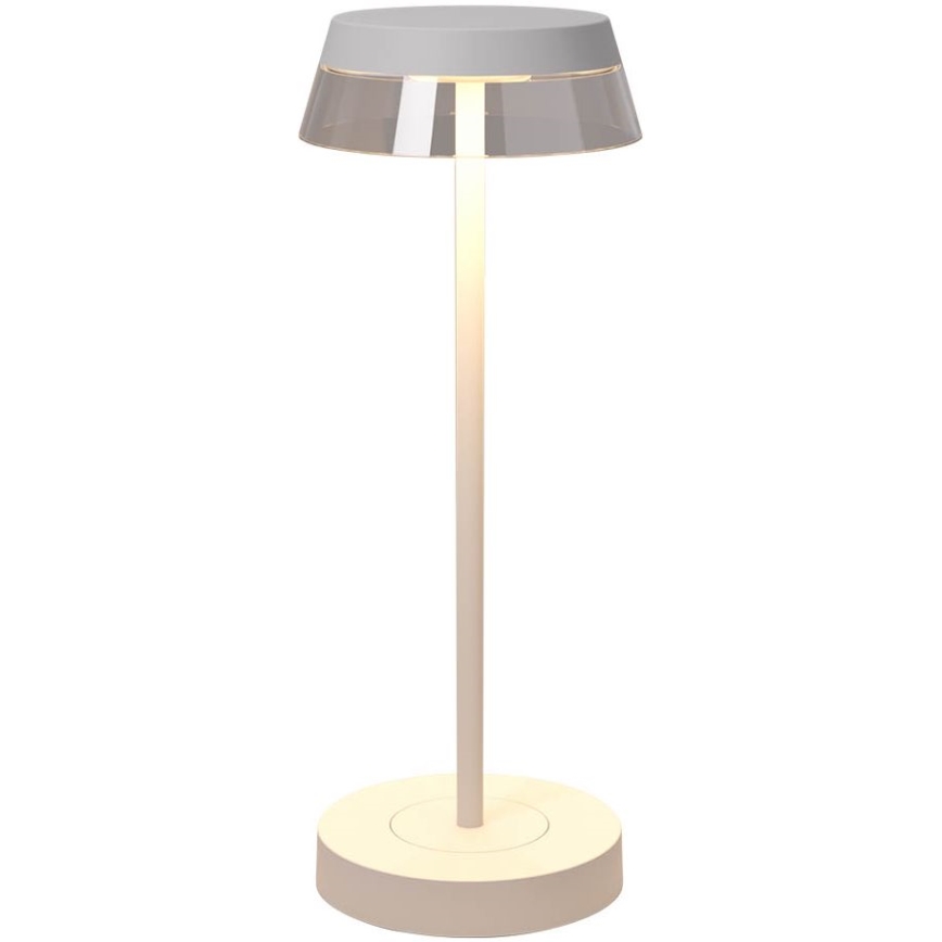 Redo 90306 - Сенсорна настільна LED лампа з регулюванням яскравості ILUNA LED/2,5W/5V 2700-3000K 3000 mAh IP65 білий
