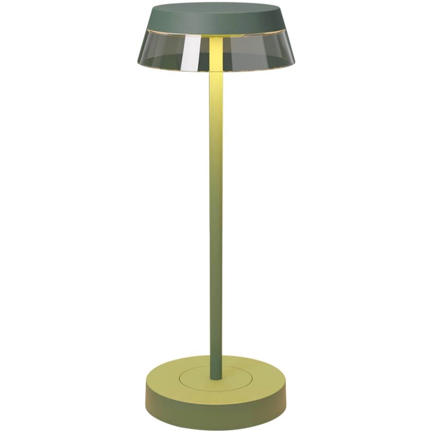 Redo 90309 - Сенсорна настільна LED лампа з регулюванням яскравості ILUNA LED/2,5W/5V 2700-3000K 3000 mAh IP65 зелений