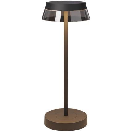 Redo 90312 - Светодиодная сенсорная настольная лампа с регулированием яркости ILUNA LED/2,5W/5V 2700-3000K 3000 mAh IP65 черный