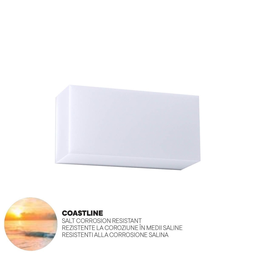 Redo 90324 - Уличный светодиодный настенный светильник KODIAK LED/8W/230V IP65 белый
