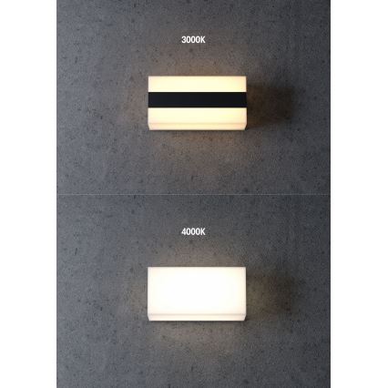 Redo 90325 - LED зовнішній настінний світильник KODIAK LED/8W/230V 4000K 20 см IP65 білий