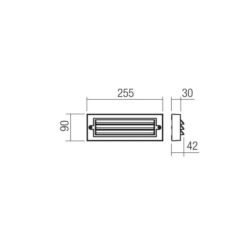 Redo 90330 - Вуличний світлодіодний настінний світильник KRUP LED/6W/230V IP65 антрацит